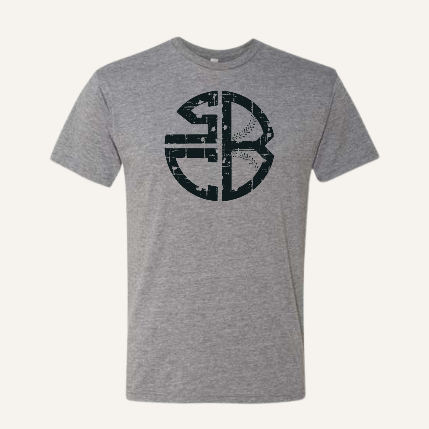 Sin City Baseball Monogram,  Long Sleeve T-Shirt